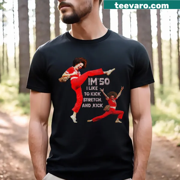 Funny birthday T-shirt for women saying 'I'm Fifty Five Oh 50'
