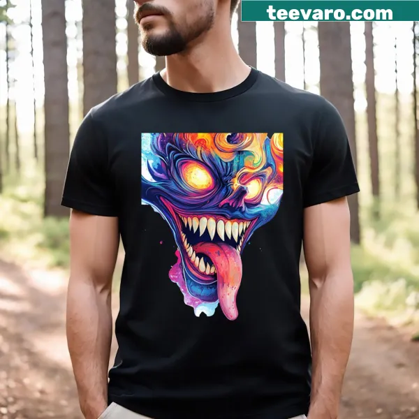 Edgy T-shirt with a bold graphic expressing creativity and rebellion