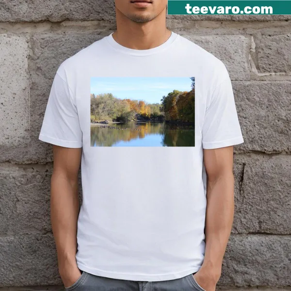 Inspirational typography on Reflections T-shirt