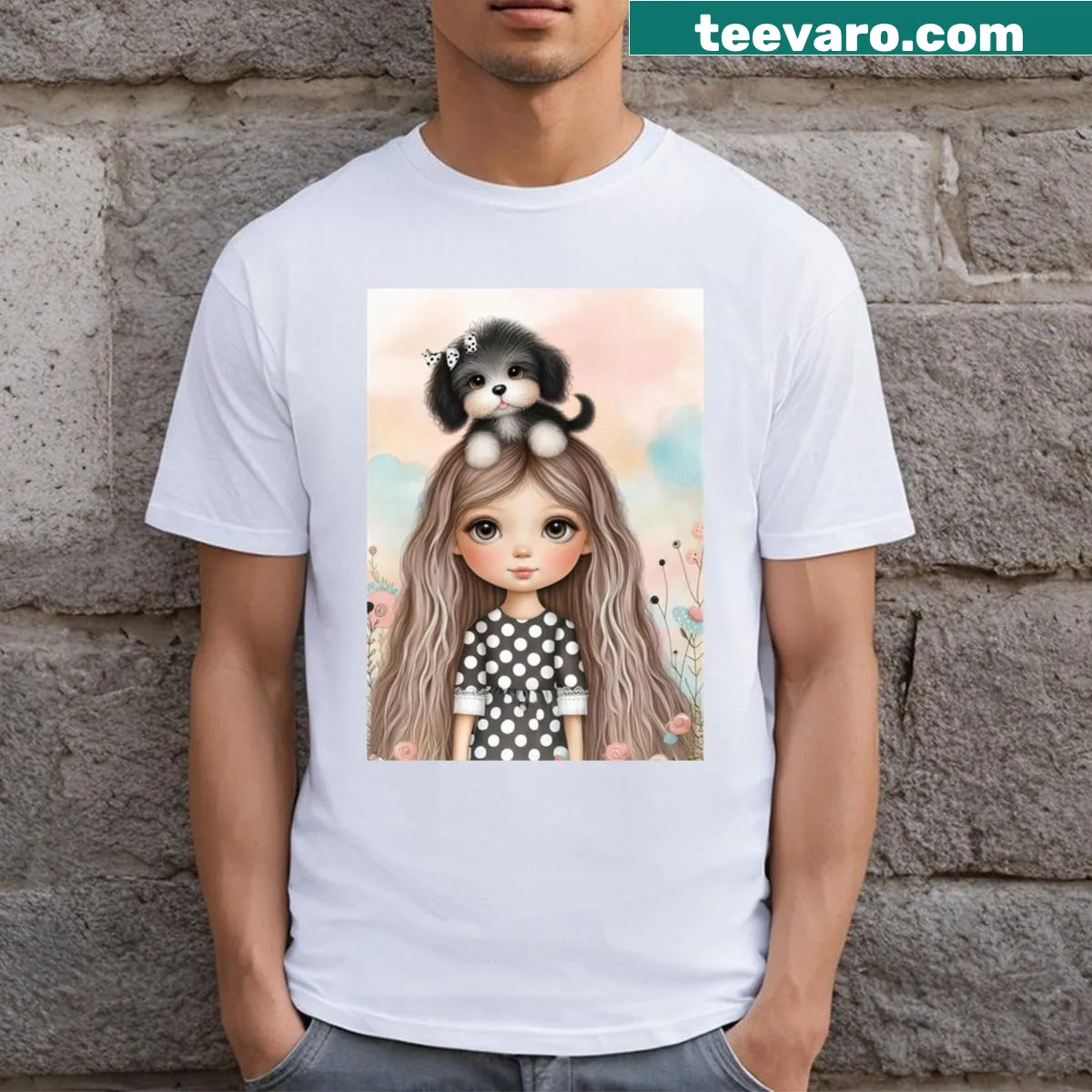 Heartwarming Sweetheart T-shirt design celebrating love — on a men's t-shirt