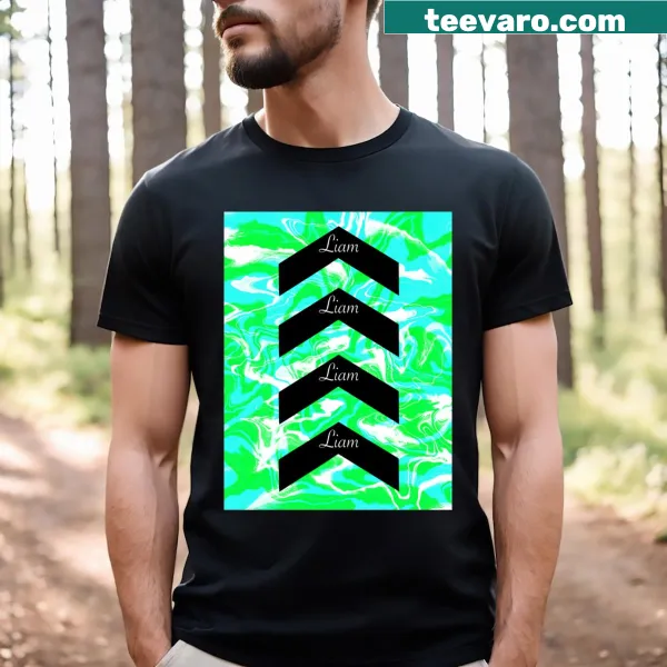 Minimalist teardrop graphic t-shirt