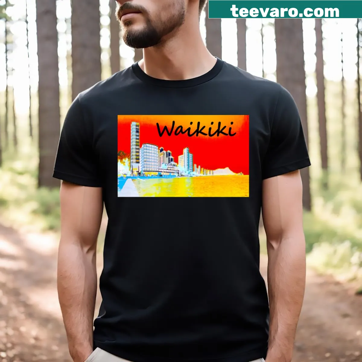 Bold typography featuring X on a minimalist t-shirt — on a men's t-shirt