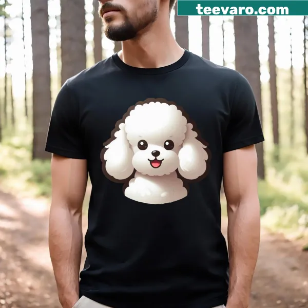 Cute cartoon Toy Poodle T-shirt for dog lovers