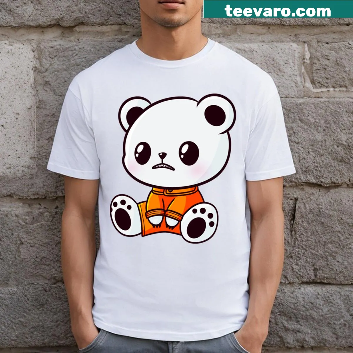 Cartoon character Bepo featured in a humorous graphic — on a men's t-shirt