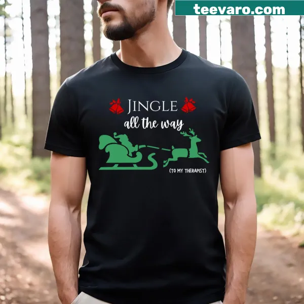 Cheerful Jingle T-shirt with a festive design