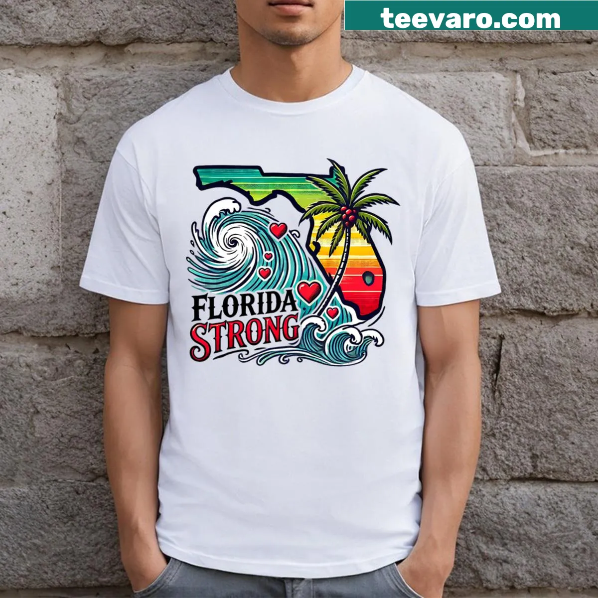 Supportive shirt with the phrase Pray For Tampa Bay in bold text — on a men's t-shirt