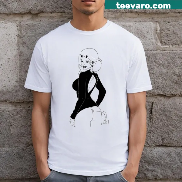 Bad Babe playful typography graphic on t-shirt