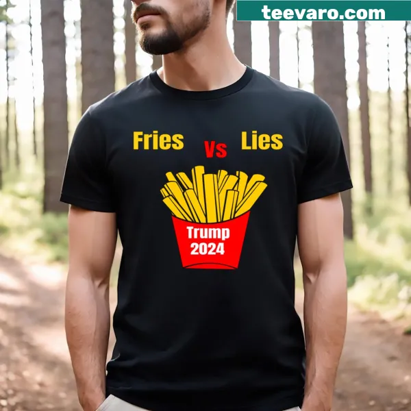 Funny T-shirt featuring Donald Trump and French fries design