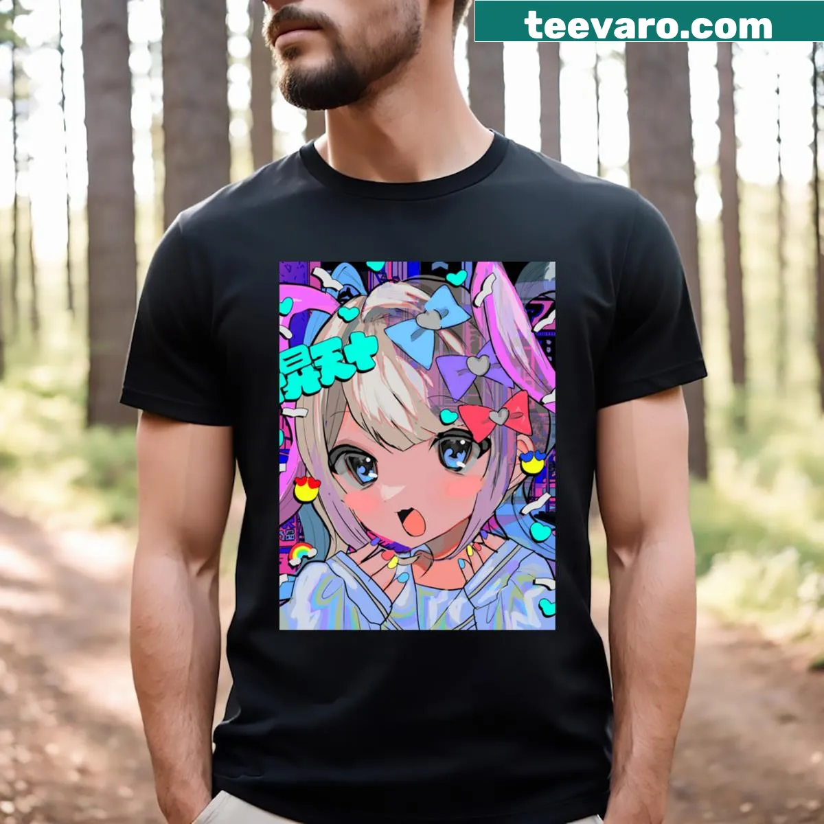 Funny t-shirt with a quirky design about streamers and viewers — on a men's t-shirt