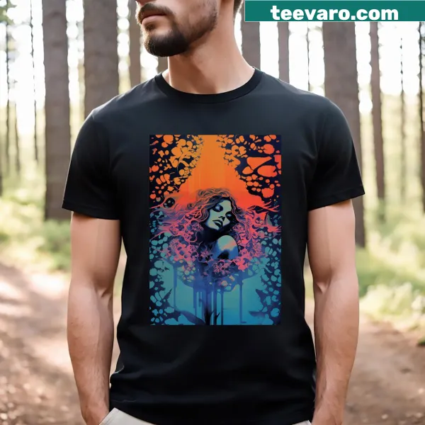 Whimsical illustration inspired by a fantasy tale on T-shirt