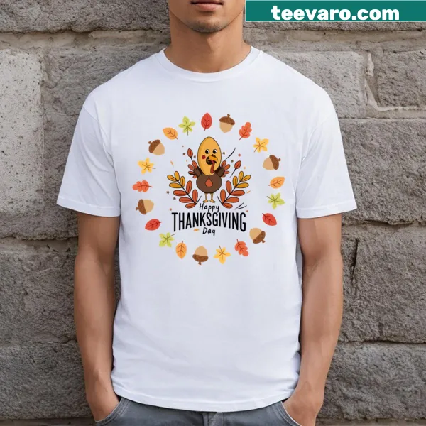 Typography shirt celebrating gratitude and thankfulness