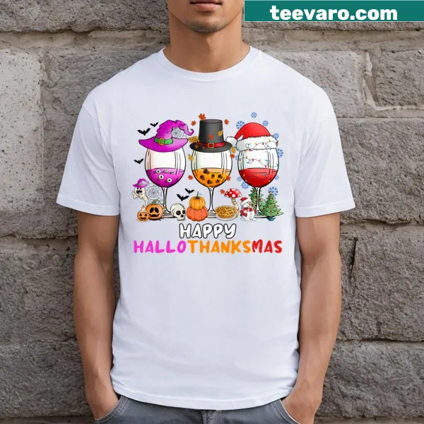 Fun Hallothankmas design merging Halloween and Christmas elements