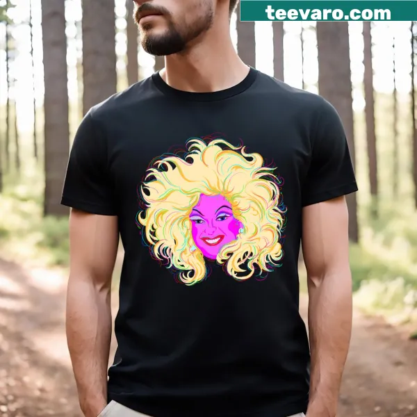 Illustration inspired by disco pop culture on a t-shirt.