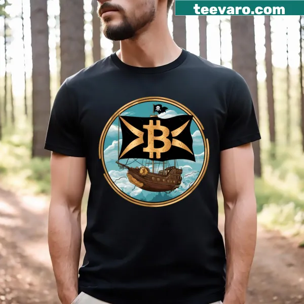 Graphic T-shirt representing bravery in the cryptocurrency world