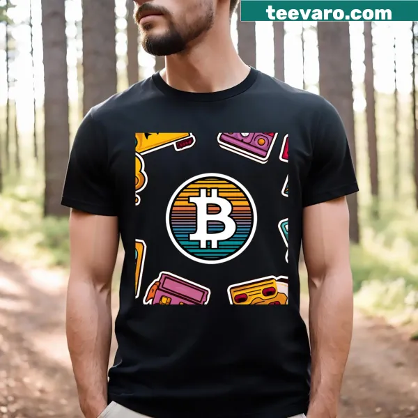Bold Bitcoin t-shirt featuring 'Protecting Digital Assets' text