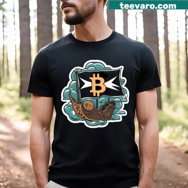 Typography T-shirt featuring the words Purpose and Meaning related to Bitcoin
