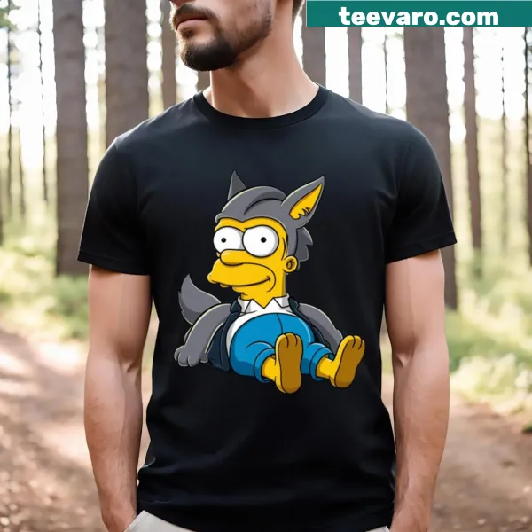 Playful design featuring Cool S Homer on a t-shirt