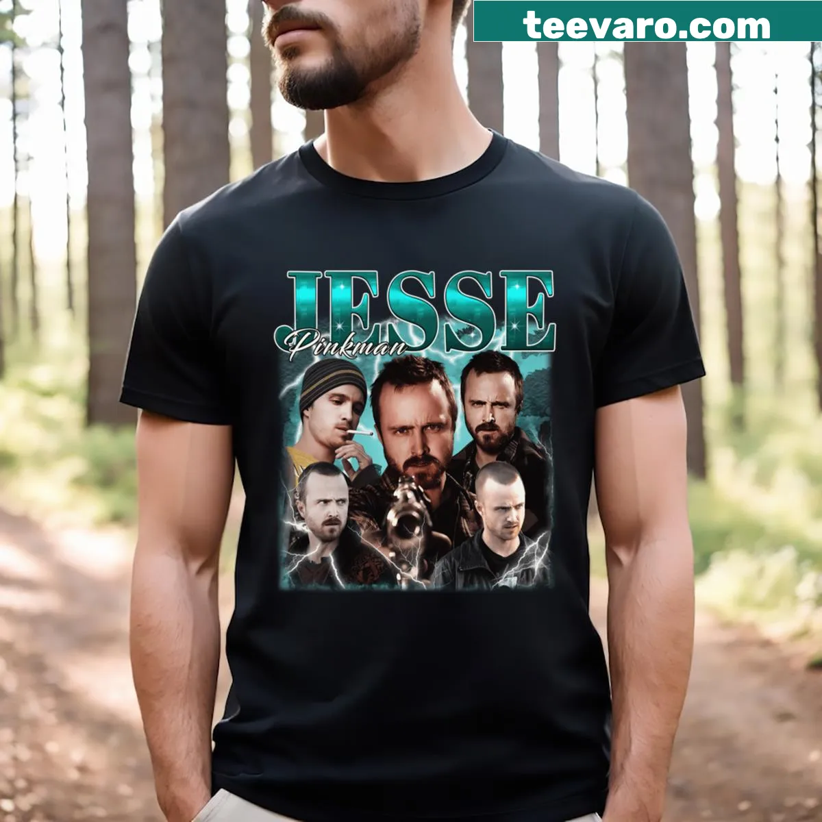 Vintage design T-shirt inspired by Jesse Pinkman — on a men's t-shirt