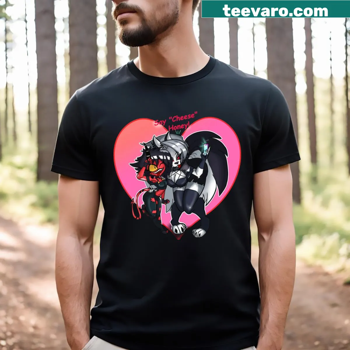 Cute t-shirt reading 'Let's Make Them Memorable' with retro photo design — on a men's t-shirt