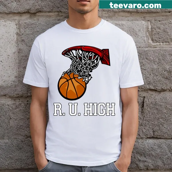 Proud T-shirt for Ru High basketball team supporters