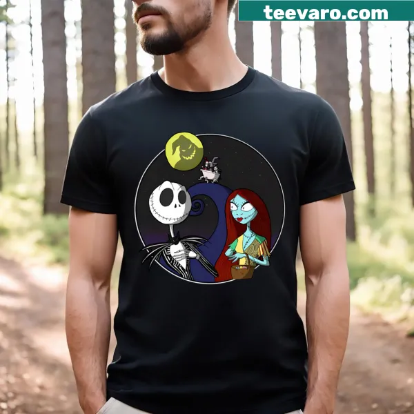 T-shirt featuring imagery from The Nightmare Before Christmas film