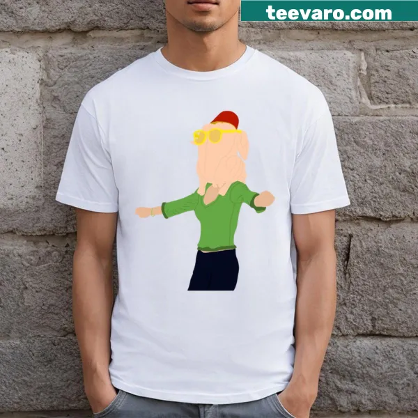 Turkey Monica T-shirt with humorous Thanksgiving text