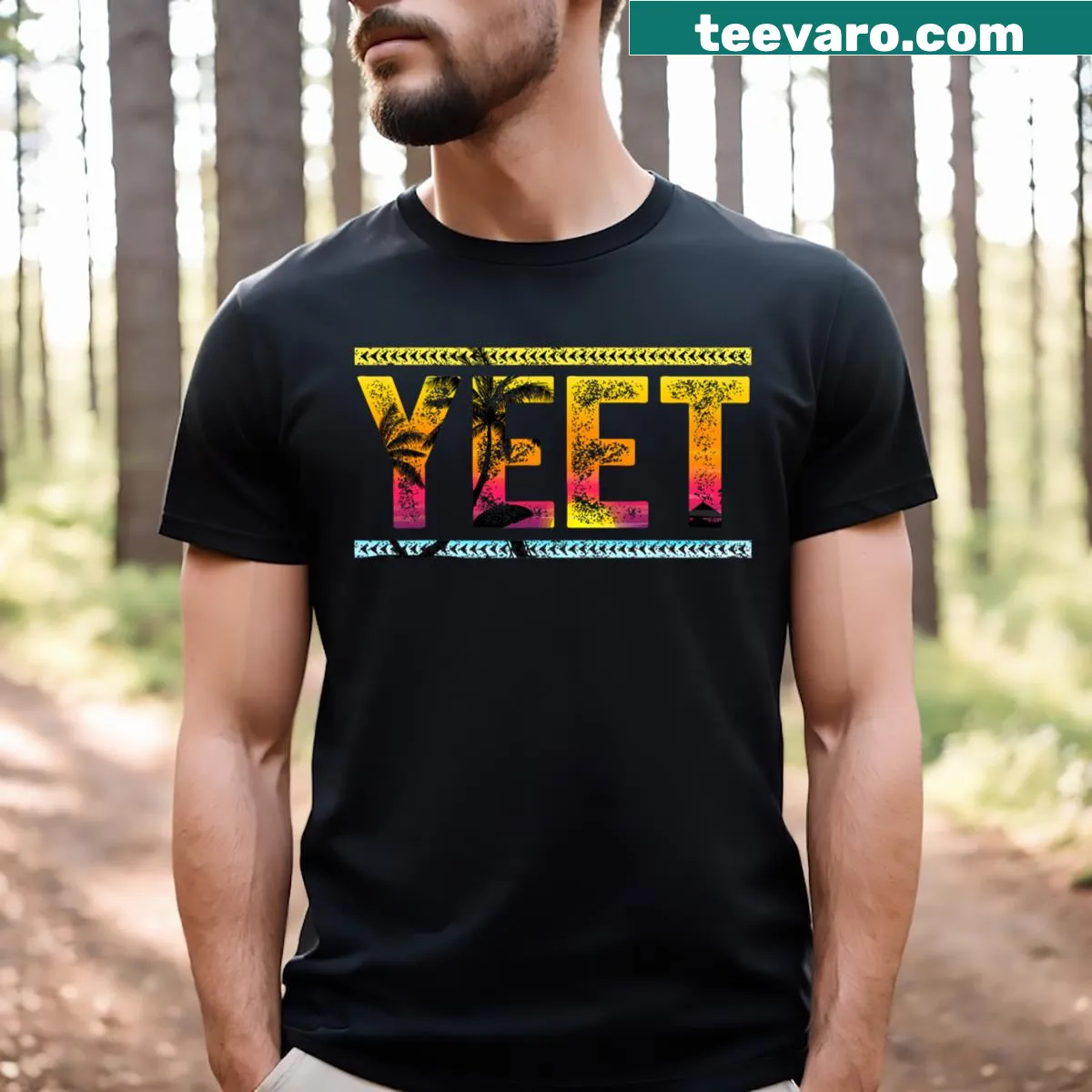 Vintage Jey Uso Yeet graphic on a playful t-shirt — on a men's t-shirt