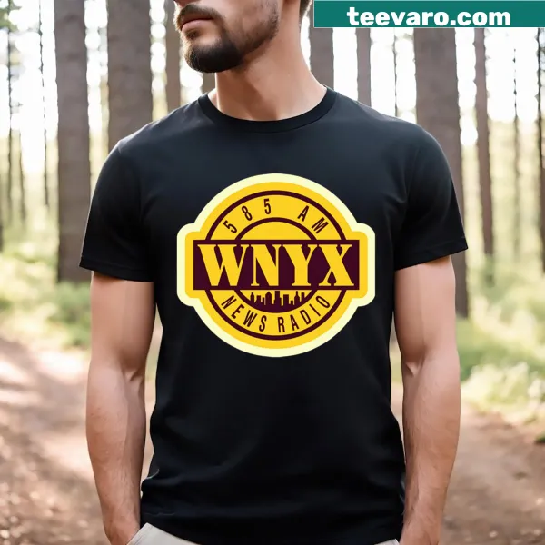 WNYX News Radio logo on a humorous T-shirt