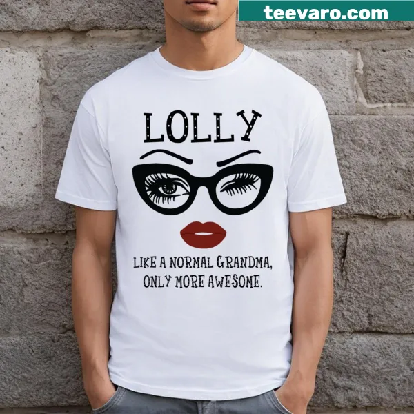 Charming grandma graphic on a t-shirt