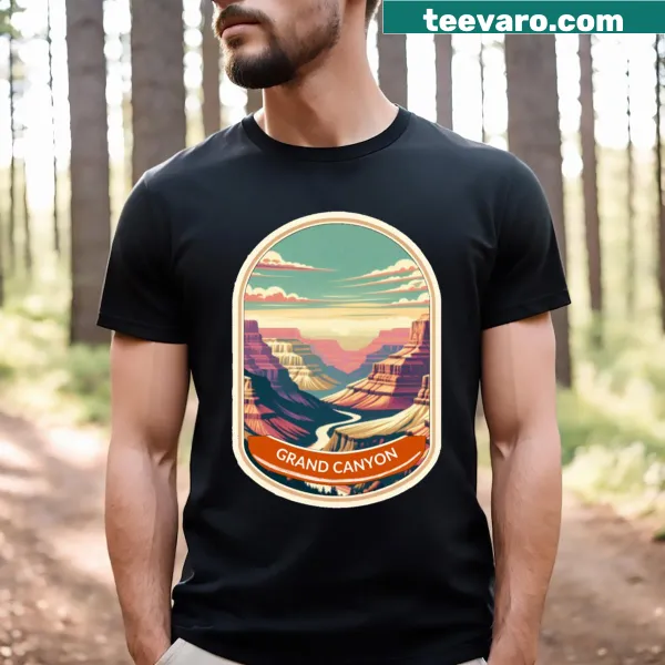 Retro-style T-shirt celebrating the Grand Canyon