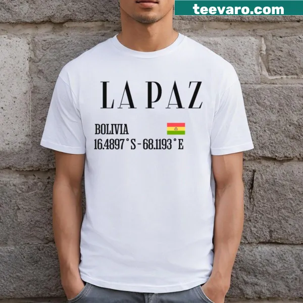 Typography design featuring 'La Paz' text