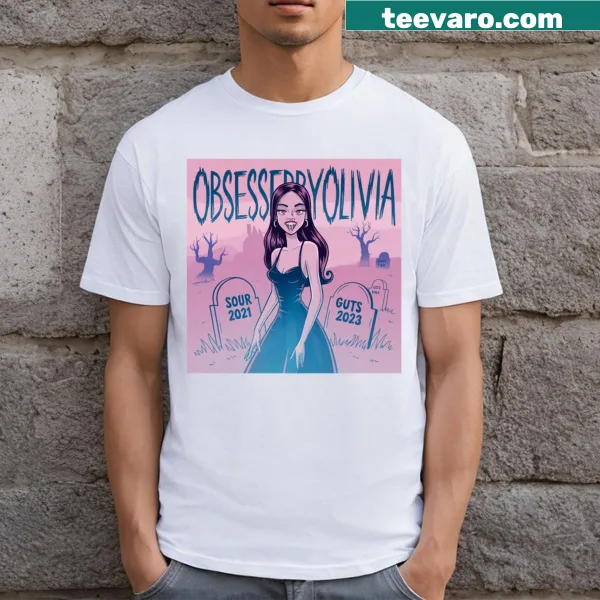 Cute Halloween-themed T-shirt featuring Olivia character