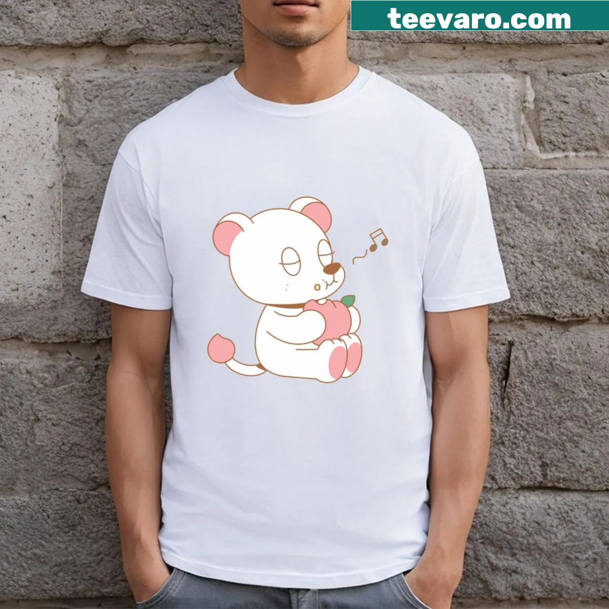 Fun food-themed T-shirt featuring a playful graphic. — on a men's t-shirt