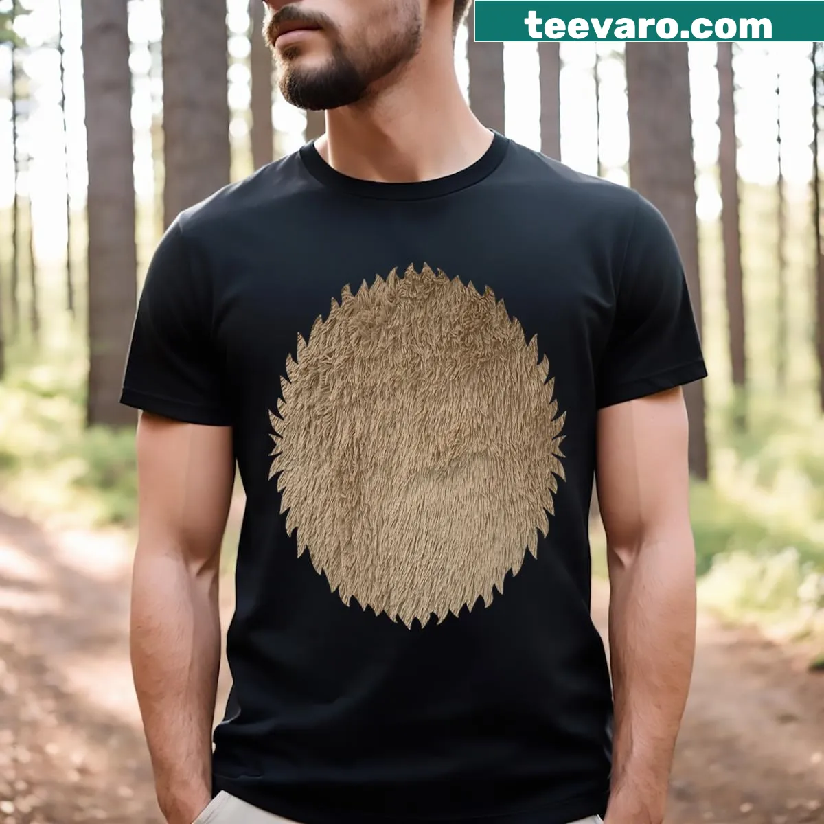 Adorable reindeer costume graphic design for kids — on a men's t-shirt