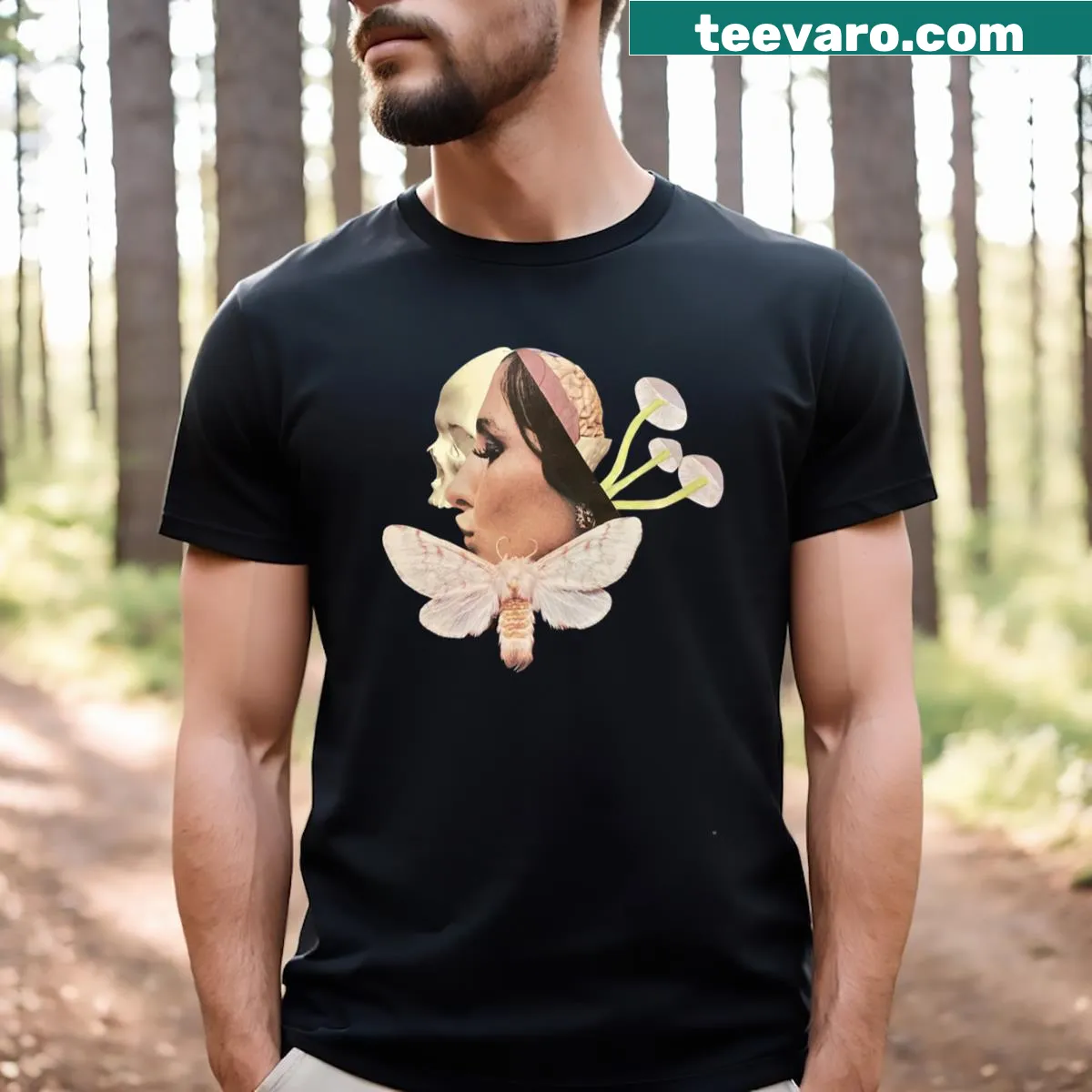 Bold t-shirt featuring the word Transformation in typography — on a men's t-shirt