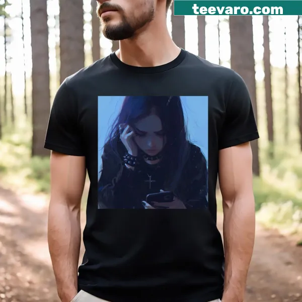 Bold typography design 'Youth In Solitude' on T-shirt