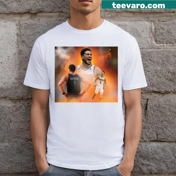 Devin Booker T-shirt with a modern design