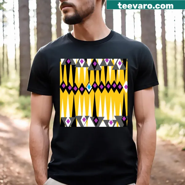Minimalist Diamond Row t-shirt with elegant typography