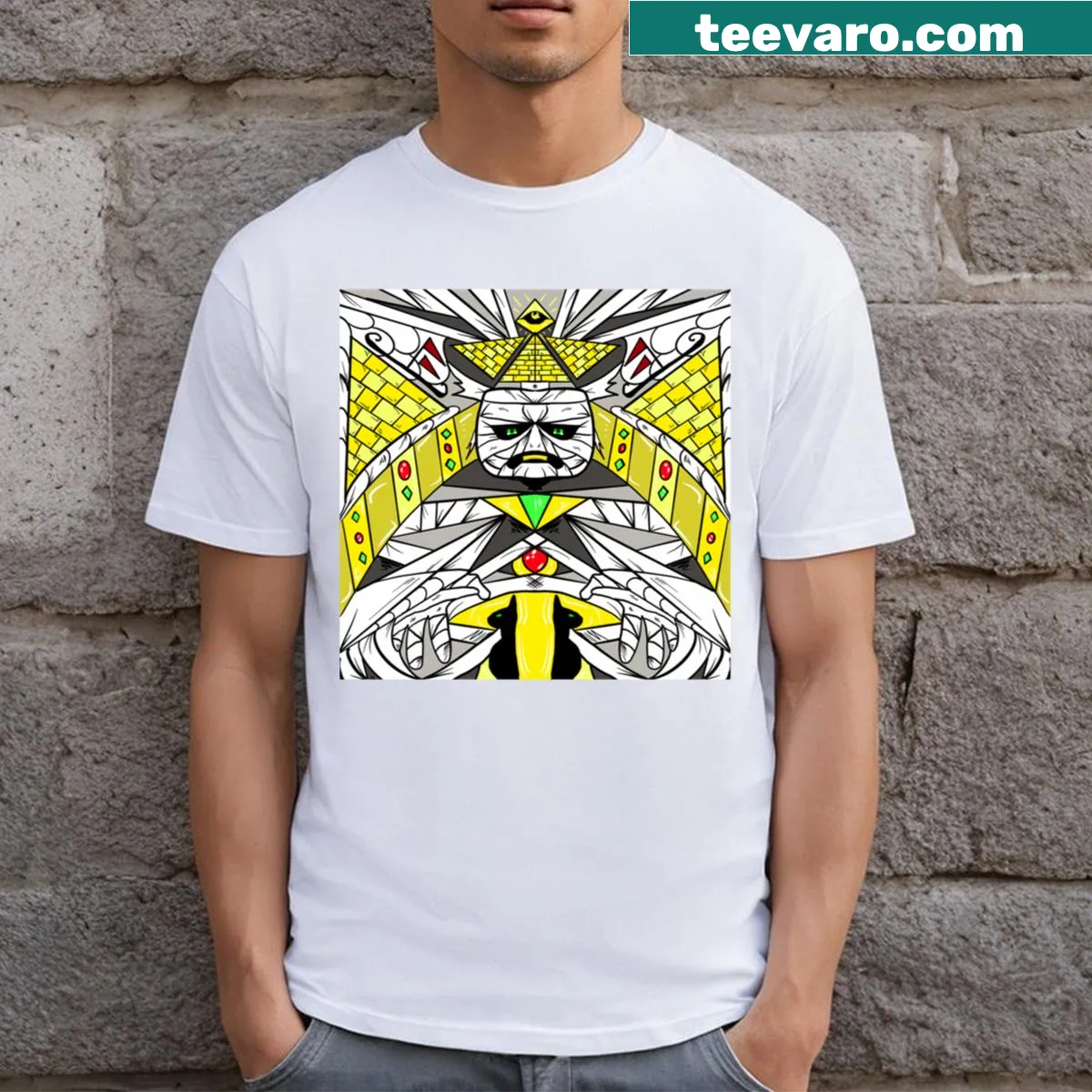 Cute Mumsy Boi T-shirt celebrating motherhood — on a men's t-shirt