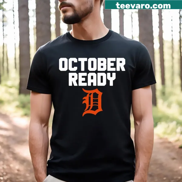 October-themed T-shirt celebrating Detroit's fall season