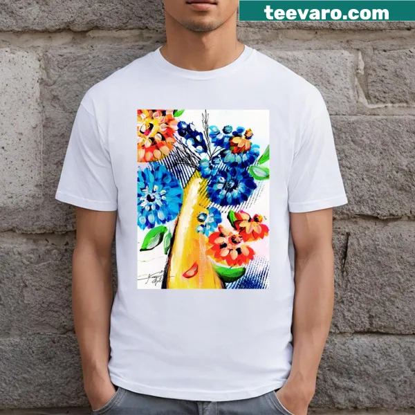 Funny T-shirt featuring a whimsical graphic of a 'Boobquet'