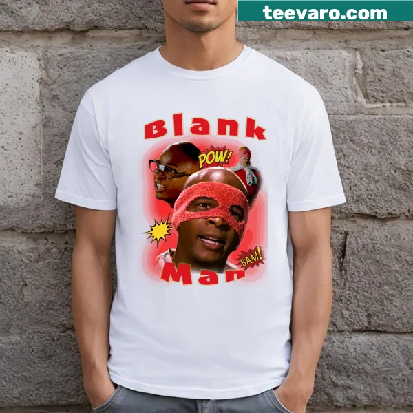 Vintage-inspired t-shirt featuring a tribute to Blankman