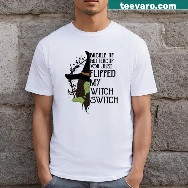 Vintage distressed t-shirt with humorous witch quote