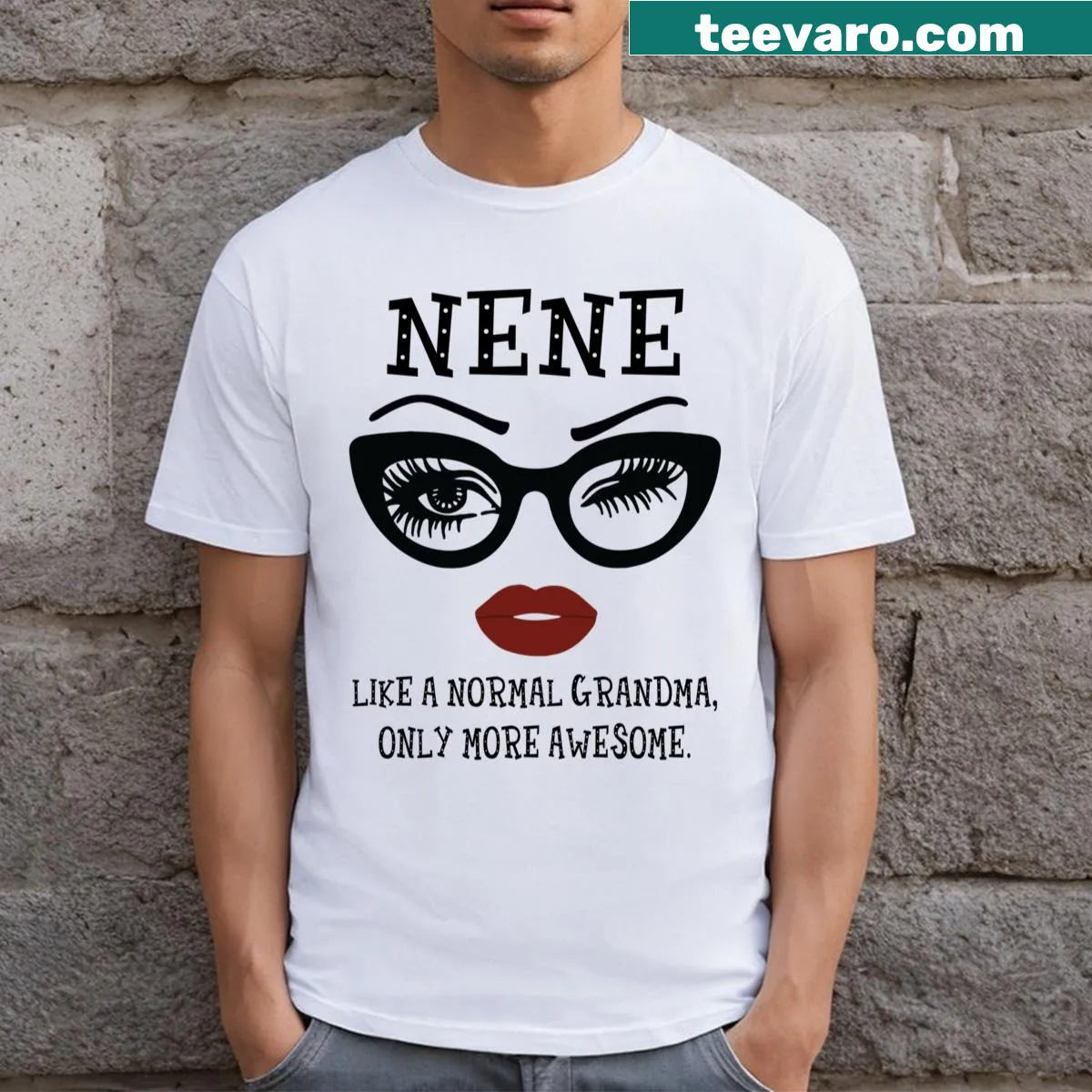 Heartwarming Nene t-shirt for grandmas — on a men's t-shirt