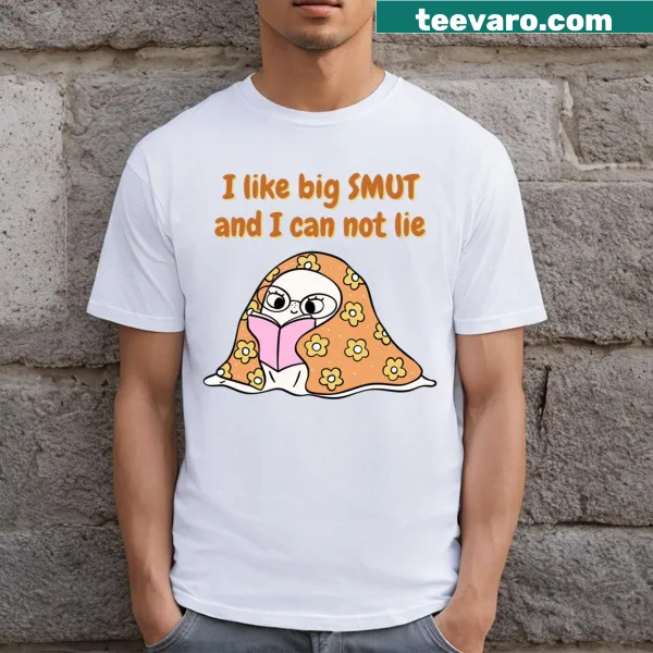 T-shirt featuring the phrase 'I Like Big Smut' in bold typography