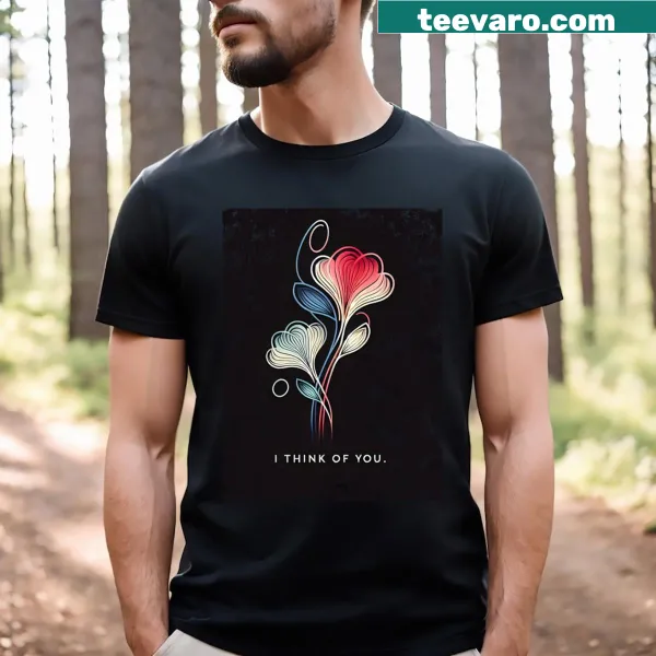 Typography T-shirt with the phrase I Can't Get You Out Of My Mind!
