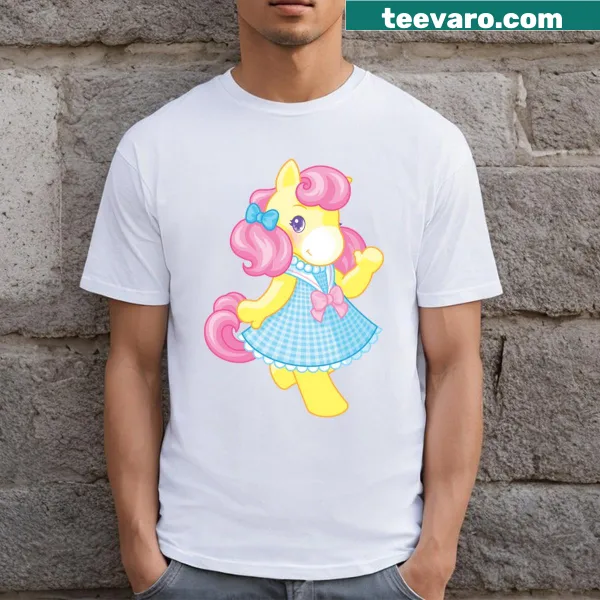 T-shirt featuring the playful word 'Milky' in typography