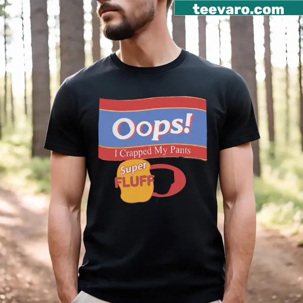 Funny t-shirt with humorous text about a mishap