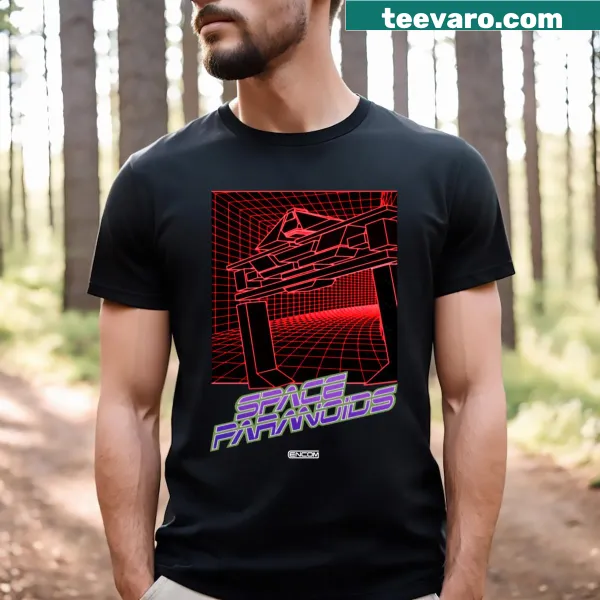 Edgy t-shirt with the phrase 'Paranoids On The Grid'