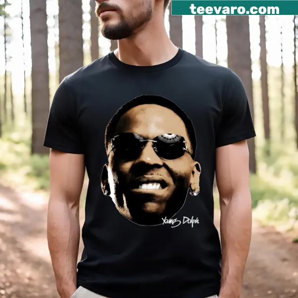 Bold typography T-shirt celebrating Young Thug in hip hop culture